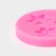 Mold "Metelitsa", silicone, 5.5 × 5.5 × 0.8 cm, pink color