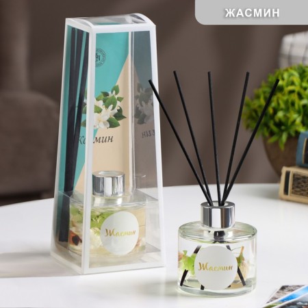 Aromatic diffuser with the interior filler, 120 ml, jasmine, "wealth of aroma"
