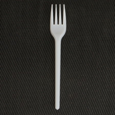 Plastic disposable white, dining room, 15.5 cm, set 6 pcs