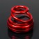 The accessory on the panel, gravitational rings, rotates from the sun, ship, red