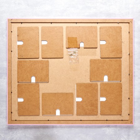 Photo frame MDF "Happy moments" in 10 photos 61x52 cm.-2