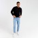 Svitshot of men's minku: Casual Collection Man Black color, size 54