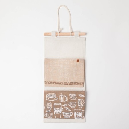 Textile "mugs" 2 compartments, 41x20 cm-1
