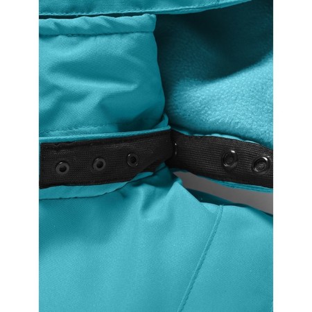 Ski costume for a girl, height 98 cm, turquoise color-9