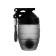 Sports shaker "grenade", 600 ml, 18 x 12 cm, black