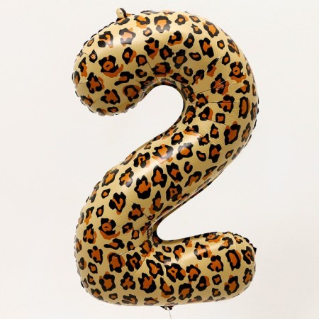 Foil ball 32 "Figure 2", color leopard