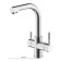 Bravat Palace F729261CP-RUS kitchen mixer, high spout, with a drinking water crane, chrome 50486