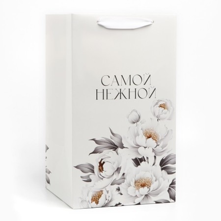 Carriage for colors with a liner for fixation, "the most tender", white, 35 x 20 x 20 cm-1