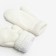 Mittens of two -layer Minaku "plain", col. White, rr 15 (6-8 years)
