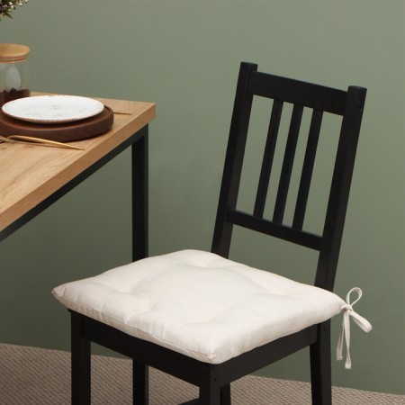 Sidushka Ethel "ECO", Milk color, 42x42 cm, 70% HL, 30% flax, 190 g/m2-3