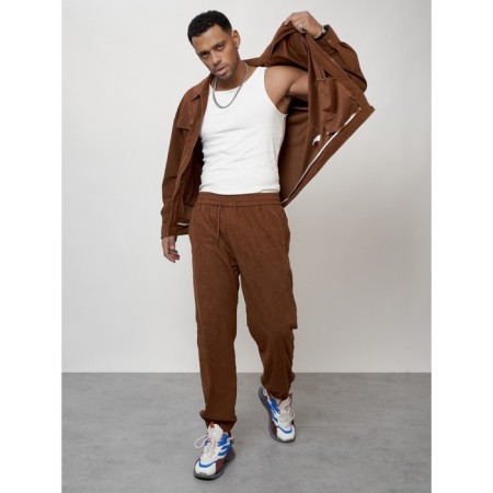 Sports suit men's, size 48, brown color-14