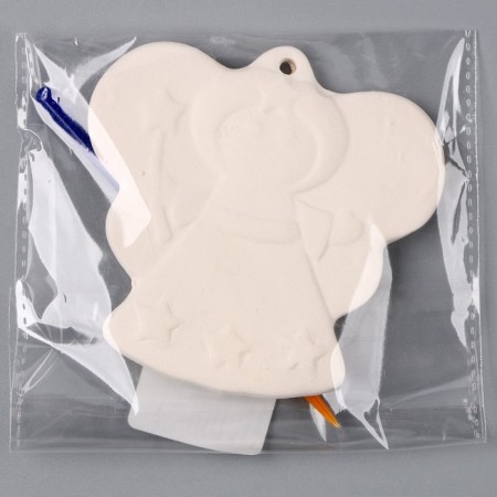 Christmas tree decoration for painting "Angel", with a suspension-5