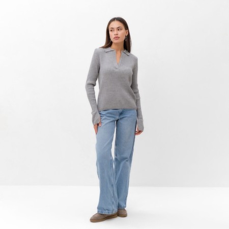 Jumper with V Gorlovina Mist, p. 44-46, gray-1