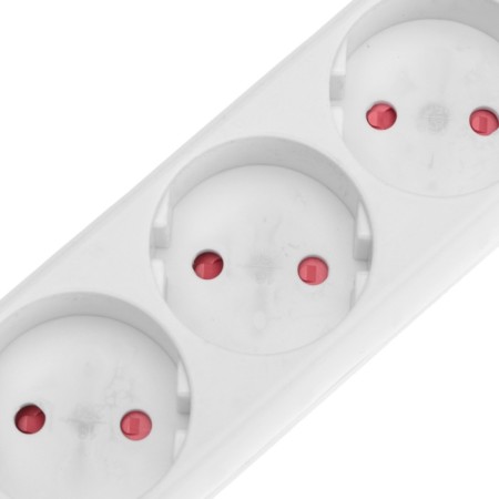 Extension cord Standard 4 nests, 3m, 2x1.0mm², b/s, white rexant-2