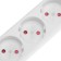 Extension cord Standard 4 nests, 3m, 2x1.0mm², b/s, white rexant