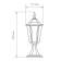 Elektrostandard lamp, 100 watts, E27, IP44, on the basis of 1004S black gold