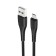Cable Borofone BX37, MicroUSB - USB, 2.4 A, 1 m, PVC braid, black