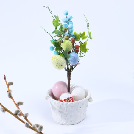 Easter decor "Egg composition" 7 × 14 × 30 cm