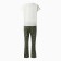 Homemade set (T -shirt, trousers), white/green color, size 50