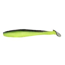 Vibro -high -end Yaman Pro Flatter Shad, r.7.6 cm, color #32 - Black Red Flake