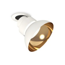 A set of built -in rotary lamp Ambrella Light, Techno, XM8101601, GX53, white sand, yellow polished gold, transparent