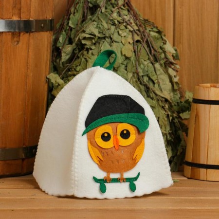 Bath cap with children's applique "Orlando" felt-2