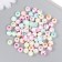Beads for creativity plastic "Crakelur Pastel colors" set 20 grams d = 0.8 cm
