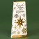 New Year's candles twisted "Happy New Year and Christmas", without aroma, set 4 pcs, height 15 cm