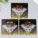 Stick plastic rhinestones "Decoration. Flight" mix 15x12 cm