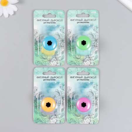 The hook -shaped button "Flower" drawing d = 0.9 cm mix 4x4.5x3 cm-5