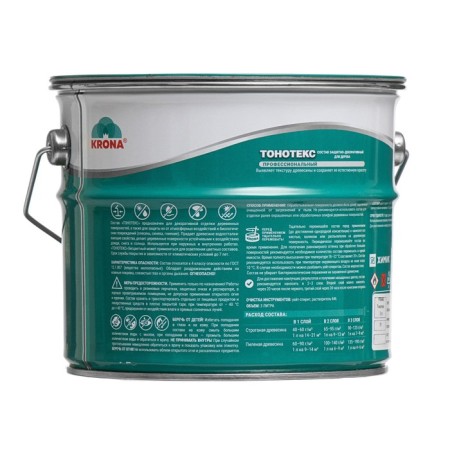 The composition of the protective and decorative tone-tetex "Krona" Ryabina is bright 3 l-2