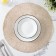 Set of serving napkins on the table “straw”, d = 38 cm, 4 pcs, color gold