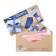 Money envelope "Happy Anniversary!" perfume, beige tie, 8 x 17 cm