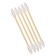 Cotton sticks in the tube 100 pcs., Tip - sharp, cotton/bamboo (stick)