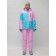 Ski suit, size 42, purple color