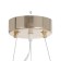 Javani chandelier 6he14 40W gold 55x55x23 cm Bayerlux