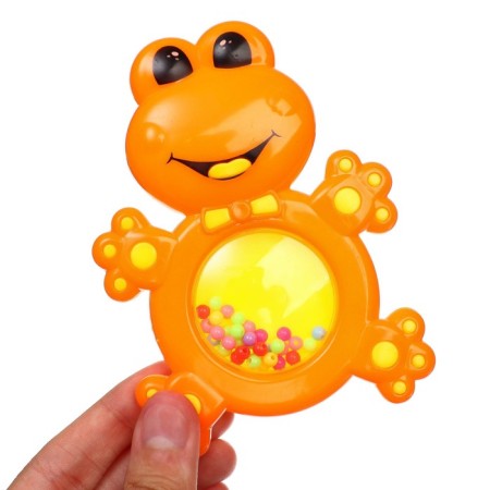 A set of rattles "Frog and caterpillar - chain", 2 pcs., Baby-4