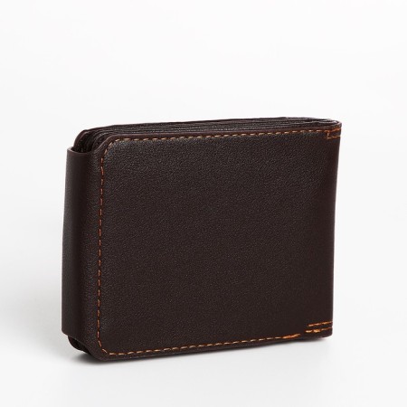 Male purse on magnets, brown color-1