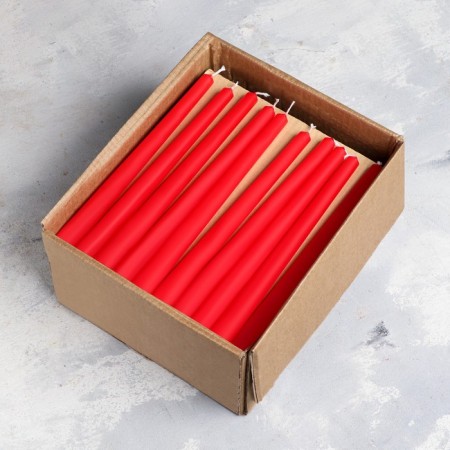 Antique candle, 2.2x 25 cm, red-2