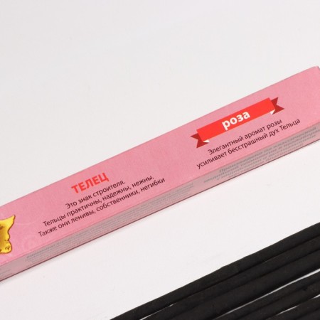 Incense "Zodiac Taurus - Rose", 8 sticks-2