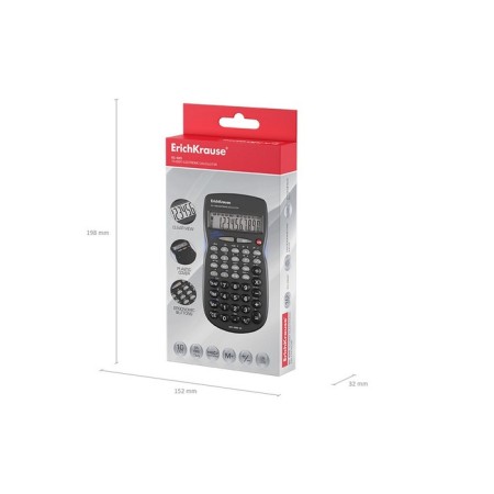Scientific calculator 10-units Erichkrause SC-920, black, recommended for the OGE and the exam-6