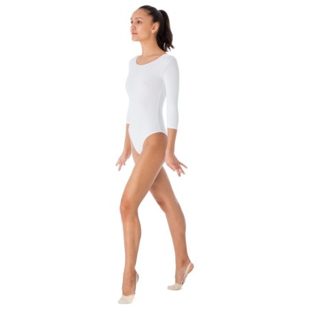 A swimsuit for gymnastics and dancing Grace Dance, p. 40, white color-2