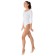 A swimsuit for gymnastics and dancing Grace Dance, p. 40, white color