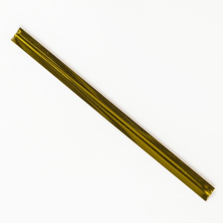 Clip tape, set 800 pcs, length 1 pc 6 cm, gold color-2