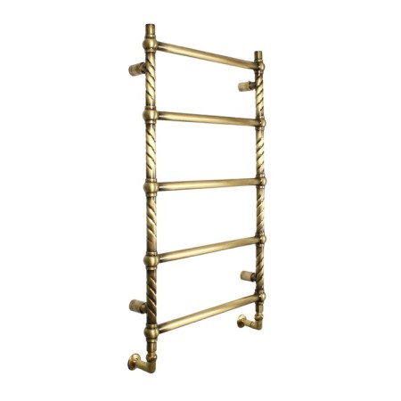 Water heated towel rail Domoterm "vintage" P5, 500x950 mm, bronze