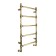 Water heated towel rail Domoterm "vintage" P5, 500x950 mm, bronze