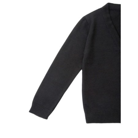 Cardigan for a boy School, height 128 cm, black color-5