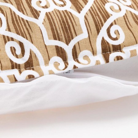 Decorative pillowcase 40x40 cm, Pattern Beige, 100% cotton-1
