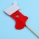 Skewers from the felt "New Year's boot", a set of 3 pcs.