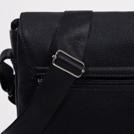 Male bag, "saxi", black color-4